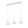 Závěsné svítidlo Ideal Lux Cocktail SB3 small bianco 074245 bílé 82cm 2