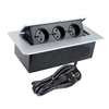 Nábytková zásuvka KOMBI BOX, AC 230 V, IP20, hliník, vestavná, KOMB-AL-3FR-3,0-03 Nábytková zásuvka KOMBI BOX, AC 230 V, IP20, hliník, vestavná, KOMB-AL-3FR-3,0-03 2