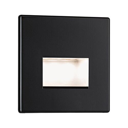 LED vestavné svítidlo EDGE QUADRO, čené, 2700K, 50lm, CRI>80, 1,2W, 230V, IP20 1