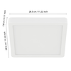 Bílý CCT přisazený LED panel FUEVA-Z, 19,5W, 220-240V, IP44, 285x285mm, 98849 Bílý CCT přisazený LED panel FUEVA-Z, 19,5W, 220-240V, IP44, 285x285mm, 98849 2
