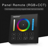 1 kanálový nástěnný ovladač RGB+CCT ,2.4GHz RF, skleněný, B0-B, Mi-Light 2