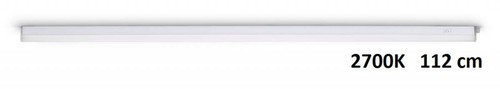 Linear ZÁŘIVKA LED 1x18W 1600lm 2700K, bílá 112cm 1