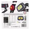 CREE LED + COB LED čelovka P3531, 330lm, IP44, 3x AAA 2