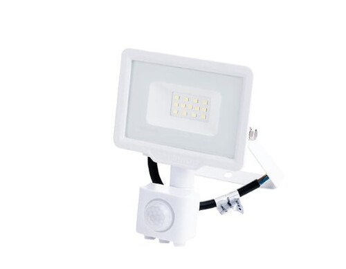 LED SMD reflektor se senzorem City Line 20W, IP65, bílé provedení 1