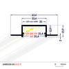 LED profil VARIO30-04 vestavný, nízký bez viditelného osazení, Eloxovaný hliník, ACDE-9 LED profil VARIO30-04 vestavný, nízký bez viditelného osazení, Eloxovaný hliník, ACDE-9 2